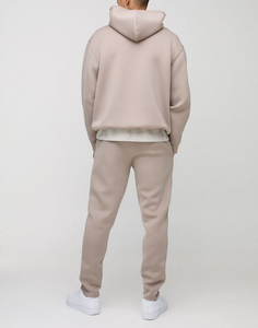 Survêtement unisexe en polaire 2-en-1 de qualité supérieure, respirant, haute densité (360g), pour l'hiver, style streetwear, en polyester/coton - Product Image 2