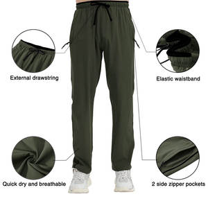 Pantalones de Hombre de Venta Caliente a Precio de Fábrica, Pantalones de Hombre de Secado Rápido, Nuevo Modelo, Pantalones de Hombre de Primera Calidad - Product Image 2