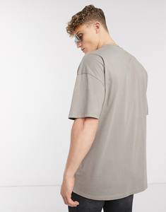 T-shirt en coton de grande taille pour homme, t-shirt ample et oversize avec logo imprimé - Product Image 2