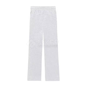 Nuevo diseño de calidad superior Mezcla de poliéster/algodón Cintura elástica ligera Pantalón de sudor recto alto para hombres 2025 Hecho a medida - Product Image 2