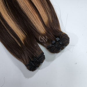 ผมเรมมี่ของมนุษย์ผม100% ยาวสีตรงพร้อมลูกไม้ใส - Product Image 2