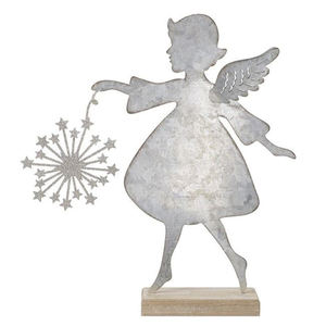 Easter <b>Christmas</b> <b>Tree</b> Decoration Tabletop <b>Christmas</b> Metal Ornaments <b>Wooden</b> Base for Table Decorative Xmas Ornaments - Product Image 1