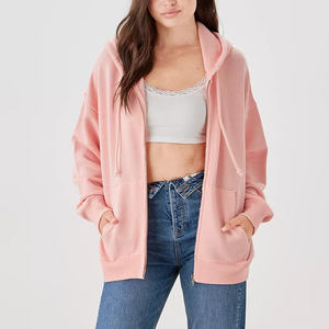 Sudadera Corta con Capucha para Mujer, Primavera 2025, Nueva, de Lujo, Casual, con Cierre Completo y Doble Cierre, Cuello Alto, Transpirable, 100% Algodón - Product Image 1