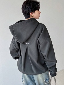 Sudadera con capucha de lana Premium ultra suave para mujer, ajuste extragrande con Capucha ajustable con cordón, ideal para viajes o clima frío - Product Image 4