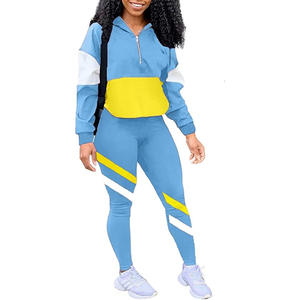 Survêtement deux pièces en velours pour femmes, vente en gros - Product Image 5