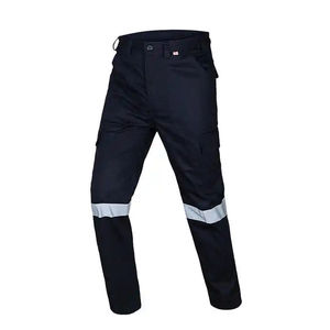 Pantalon de travail de sécurité routière haute visibilité, bande réfléchissante légère, pantalon de sécurité orange pour homme, pantalon imperméable haute visibilité disponible - Product Image 5