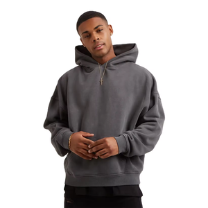 Sudadera con Capucha Francesa Unisex Personalizada al por Mayor, Corte Regular, Estilo Urbano, Capucha Ajustable, Estampado Frontal, Ropa de Invierno, 100% Algodón - Product Image 1
