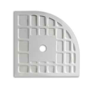 Plato de Ducha Semicircular de Resina Blanca Milan 90x90 - Product Image 6