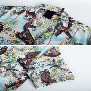Hot Selling Resort Vacation Casual Sublimation <b>Floral</b> <b>Men's</b> Beach <b>Shirts</b> Custom Summer Oversized Hawaiian <b>Shirts</b> - Product Image 4