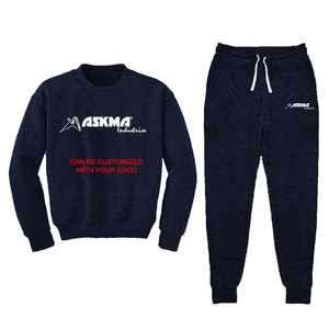 เสื้อสเวตเตอร์สำหรับผู้ชายและผู้หญิงเสื้อกีฬาแขนยาวผ้าฝ้ายเอวยางยืดระบายอากาศได้ดีน้ำหนักเบาโลโก้ออกแบบได้ตามที่ต้องการ - Product Image 2