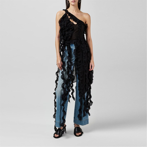 Camisa Informal Ligera para Mujer para los Días de Verano, Blusa Moderna para Uso Diario, Camisa de Algodón Lisa para Mujer para Uso en la Oficina - Product Image 1