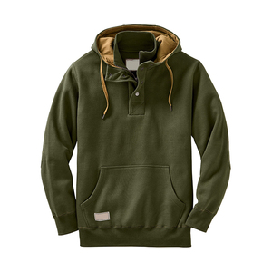 Sweat-shirts pour hommes 100% coton, style streetwear hiver, personnalisables, faible MOQ, manches longues, respirants, écologiques, en gros, à vendre - Product Image 1