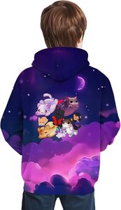 Nouveauté – Sweat à capuche unisexe décontracté et respirant, à manches longues, avec poches, imprimé, pour l'hiver – Écologique et idéal pour le sport - Product Image 2