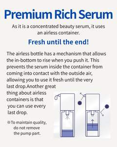 Perfect Private Label Premium Rich Made Japan Suero facial antiarrugas Extracto de células madre derivadas de humanos Péptidos hialurónicos - Product Image 5