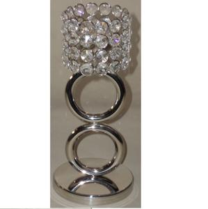 Centro de Mesa Decorativo Popular para Bodas, Decoración para Fiestas, Portavelas Votivas, Candelabros de Cristal con Cuentas - Product Image 1