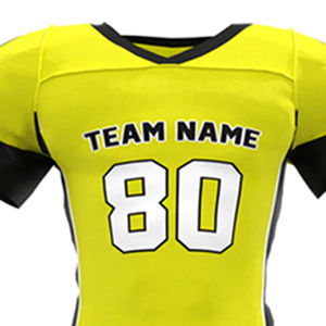 Nouveauté Maillot de football américain personnalisé Vêtements de sport avec logo personnalisé 100% polyester Uniformes de football américain - Product Image 6