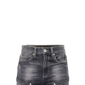 Pantalones Cortos de Mezclilla Casuales de Alta Calidad para Hombre, Diseño Personalizable, Cintura Media, Lona Sólida Teñida, Precio Razonable para un Estilo Personal - Product Image 4