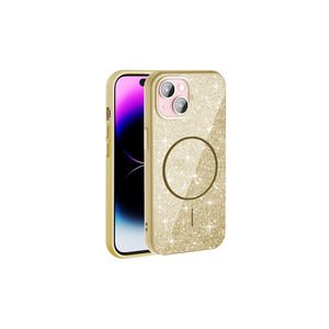 Coque arrière en silicone MYST Okso Shiny Glitter compatible MagSafe pour iPhone 15 11Pro 7Plus OnePlus Nord - Protection de téléphone - Product Image 2