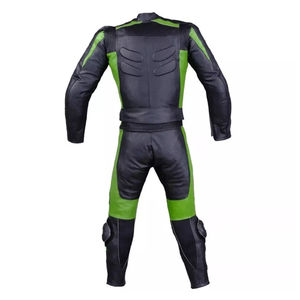 Combinaison de moto en cuir respirant de qualité professionnelle avec design imprimé personnalisé, ajustement confortable, combinaison de moto de course - Product Image 6