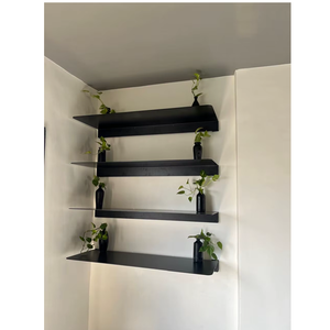 Estante de Decoración de Pared Moderno para Bricolaje, Diseño Ligero de Aluminio con Fondo LED Suave y Cuerpo con Recubrimiento en Polvo - Product Image 1