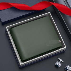 Cartera corta plegable de diseñador de gran venta para hombre, monedero de moda informal de lujo con forro de poliéster para reuniones - Product Image 3