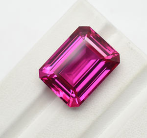 31,70 CTS AAA Flawless Ceylon Pink Sapphire Gemstone, 20X15mm Pink Sapphire Octagon Loose Gemstone Nice Lustre Quality For Ring - Product Image 1