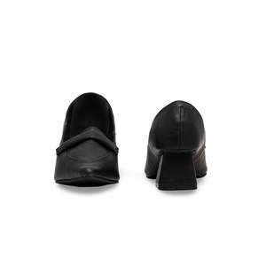 Zapatos de Vestir Negros de Invierno WN7405, Zapatos Planos Cómodos, Talla 36 - Product Image 2