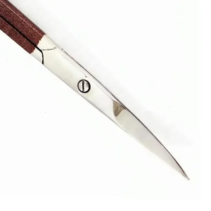 Vente en gros de ciseaux à ongles pour cuticules Ciseaux de manucure incurvés plats en acier inoxydable Ciseaux à cuticules polyvalents - Product Image 5