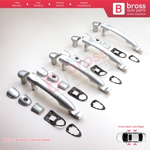 BDP1169-1 4 Piezas Manija de Puerta Exterior Color Cromo 806B02596R Para Fluence Megane 3 Clio 4 Scenic 3 Captur 1 - Product Image 2