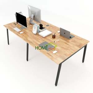 โต๊ะทำงานแบบคลัสเตอร์ 4 ที่นั่ง รุ่น Aton Concept HBAT013 ขนาด 240x120 ซม. ดีไซน์มินิมอลร่วมสมัย สำหรับใช้ในสำนักงาน ต้องประกอบเอง - Product Image 3