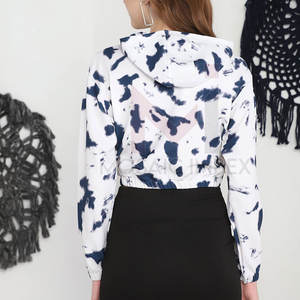 2025 otoño moda Formal de punto 100% algodón transpirable Crop Top sudadera Streetwear Mujer - Product Image 6