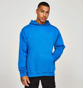 Sudaderas con capucha de algodón para hombre, sudaderas con capucha Azul Real, manga larga, tela térmica, peso pesado, personalizado, grueso, sudaderas con capucha de felpa francesa - Product Image 4