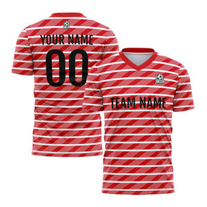 ชุดฟุตบอลใหม่มาแรง ขายดีที่สุด ผลิตจากโรงงาน เสื้อฟุตบอลแบบ OEM ออกแบบได้ตามต้องการ รับผลิตแบรนด์ส่วนตัว เสื้อเจอร์ซีย์ฟุตบอลระบายอากาศดี กางเกงขาสั้นยืดได้สี่ทิศทาง - Product Image 2