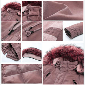 Chaqueta Parka de Lona con Forro para Hombre, Estilo Urbano, Impermeable y Transpirable, con Cuello Alto - Product Image 6