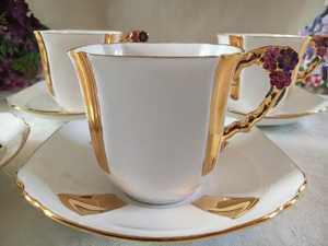 Ensemble de tasses à café rondes décoratives en laiton personnalisées, style Art déco industriel, pour mariage, HF Industries - Product Image 5