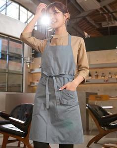 Logotipo personalizado hombres mujeres unisex cocina restaurante café barbacoa pintura uniforme profesional ajustable chef delantal delantales de cocina - Product Image 5