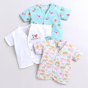 เสื้อกั๊กลายจุด3ชิ้นครึ่งแขน/jhabla-หลากสี - Product Image 1