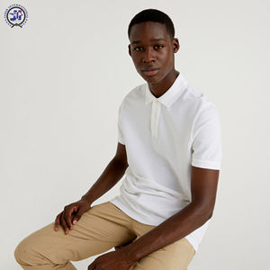 Polo blanc de haute qualité pour hommes Design unique dans un style décontracté Meilleur prix pour des vêtements pour hommes en composite à motif solide unique - Product Image 6