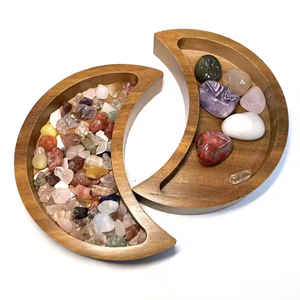 <b>Wooden</b> <b>star</b> shape Hotel Supplier Decoration Ramadan Tray unique Shaped Crystal Holder Tray <b>Wooden</b> Platter - Product Image 4