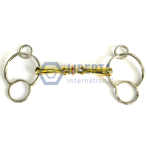 Mèches Pelham en acier inoxydable pour l'équitation et la course de vêtements équestres Mèche essentielle pour l'équitation Vétérinaire Liberta - Product Image 1