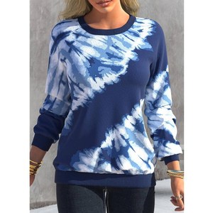 2025 High Quality Winter Women's New Style Solid <b>Top</b> Neck <b>Raglan</b> Long Sleeves Casual Loose Waterproof Anti-shrink 100% Cotton - Product Image 1