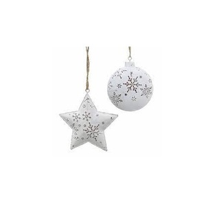 Suministros de decoración para árboles de Navidad Topper de regalo Pentagrama 3D Adorno de estrella colgante Estrellas brillantes Decoración de Navidad MOQ 50PCs - Product Image 5