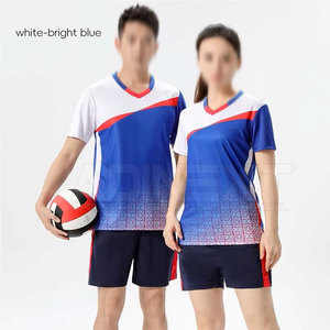 Uniforme de volley-ball personnalisé avec logo, respirant, en matériau durable, unisexe, pour adultes, vêtements d'entraînement, produit phare - Product Image 6