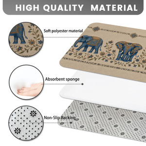 Custom Printed Non-Slip <b>Bathroom</b> <b>Bathroom</b> Rug <b>Set</b> for <b>Bathroom</b> Non-Slip Shower Curtain Bath <b>Mat</b> - Product Image 4