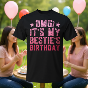 ¡Dios mío, es el cumpleaños de mi mejor amiga! Camiseta de cumpleaños para la mejor amiga. - Product Image 3