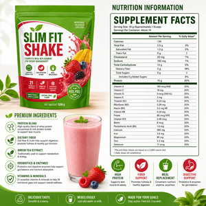 Shake complet de remplacement de repas à marque privée avec isolat de protéines de lactosérum et fibres d'inuline pour le bien-être digestif – Vente en gros - Product Image 6