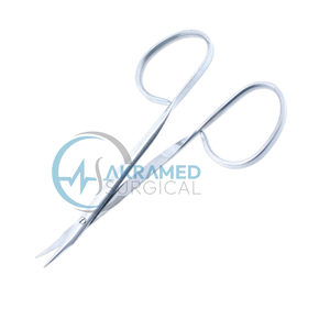 กรรไกรตัดตาสแตนเลสแบบแมนนวล Akramed รุ่นขายดี คุณภาพสูง ผลิตตามสั่ง ได้รับการรับรองมาตรฐาน CE ISO ใช้ซ้ำได้ - Product Image 3