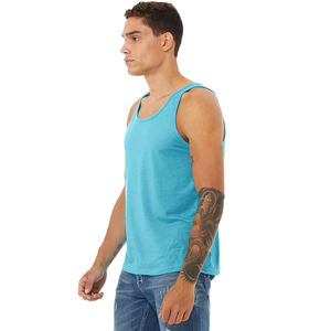 Débardeur de sport à séchage rapide pour hommes Logo personnalisé musculation Gym entraînement Singulet respirant grande taille Fitness Muscle Vest - Product Image 2