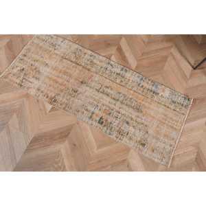 1.6x4 ft Turkish <b>Rug</b>, Small <b>Vintage</b> <b>Rug</b>, Brown Southwestern <b>Rug</b> - Product Image 5