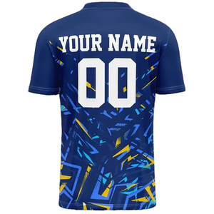 Camiseta de Fútbol Unisex Ligera y Duradera, Transpirable, de Secado Rápido, 100% Poliéster, Antibacteriana, Elástica en Cuatro Direcciones, Perfecta para Fútbol - Product Image 3